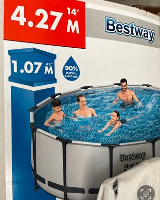 Piscina bestway stell promax