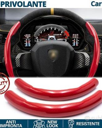 COPRIVOLANTE Rosso per LAMBORGHINI FIBRA CARBONIO