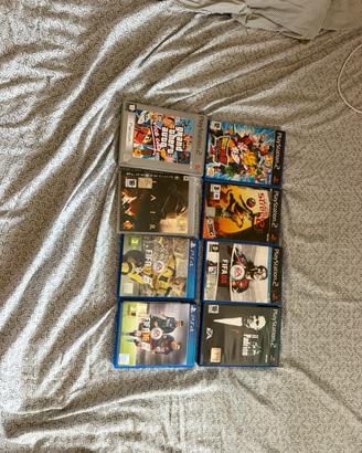 Lotto 8 Videogiochi Ps2/ Ps3 / Ps4