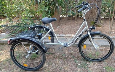 bicicletta 3 ruote con pedalata assistita