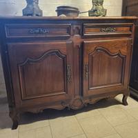 CREDENZA A DUE PORTE D' EPOCA LUIGI XV  META' 700