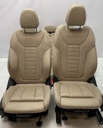 SET SEDILI IN PELLE BEIGE BMW 4 G26 Gran Coupe 2AC