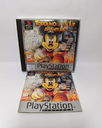 Topolino e le sue avventure ps1 gioco per bambini 