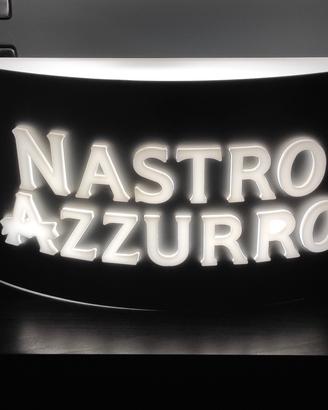 Insegna luminosa Birra Nastro Azzurro (Anni 2000)