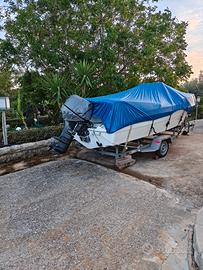 Barca Sessa + carrello targato 