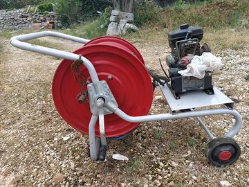 Pompa irroratrice completa - 100m tubi con flangia