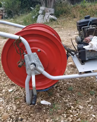 Pompa irroratrice completa - 100m tubi con flangia