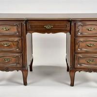 Scrivania srittoio in legno vintage