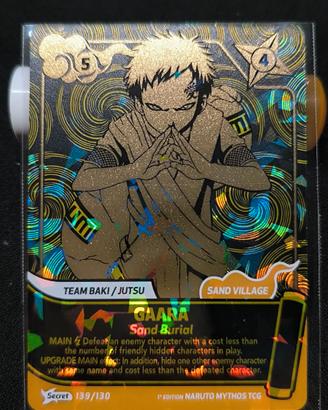 Naruto Mythos TCG Secret Gaara 139/130