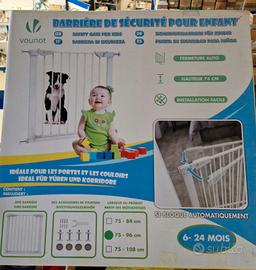 cancello sicurezza bambini 6-24 mesi  usato 