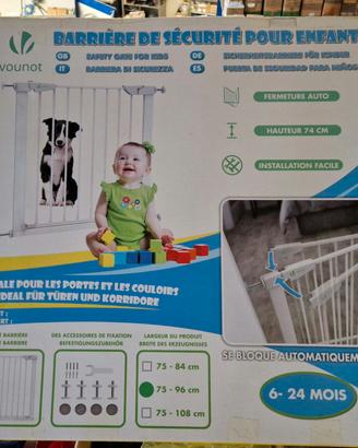 cancello sicurezza bambini 6-24 mesi  usato 