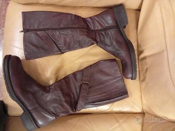 stivali donna marroni 40 cm 