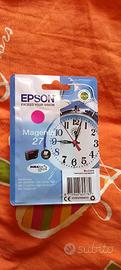 Cartuccia originale Epson 27 Magenta T2703 nuova s