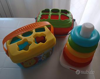 Anelli Fisher - Price , secchielli forme e colori 