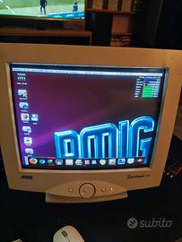 minipc amiga setup completo di monitor crt