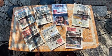 PAVAROTTI COLLEZIONE LOTTO 7 QUOTIDIANI  