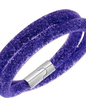 Girocollo/Bracciale Swarovski Viola ORIGINALE