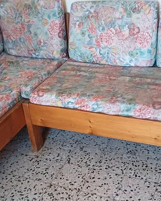 Panca angolo in legno 