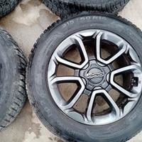 3 Cerchi SINGOLI con gomme fiat 500x 16 °pollici