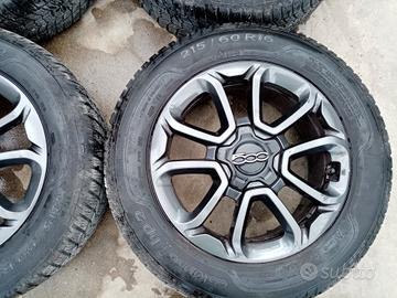 3 Cerchi SINGOLI con gomme fiat 500x 16 °pollici