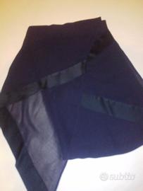 Stola in Georgette di seta blu