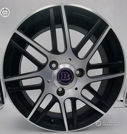 4 cerchi lega smart 451 brabus r16 lt3053