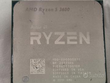 processore ryzen 5 3600 + scheda madre aorus B450 