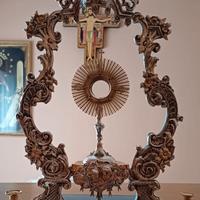 Ostensorio e tronetto per adorazione