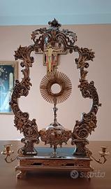 Ostensorio e tronetto per adorazione