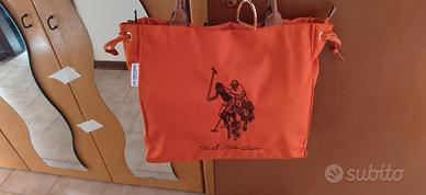 Borsa femminile rettangolare arancione