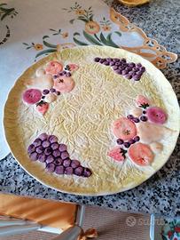 piatto da collezione ceramica toscana esposizione