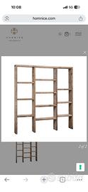 Scaffale in legno naturale rustico !!! Pezzo unico
