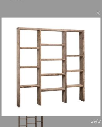 Scaffale in legno naturale rustico !!! Pezzo unico