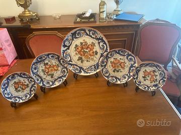 Set 5 piatti F.lli Mennella – Ceramica di Ischia