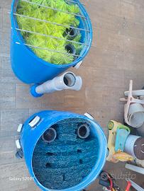 filtro a spazzole + matala per laghetto