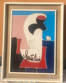 Aldo Gentilini - Olio su tela con autentica retro