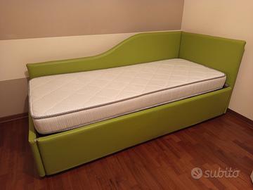 Letto una piazza con letto estraibile