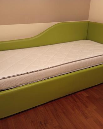 Letto una piazza con letto estraibile