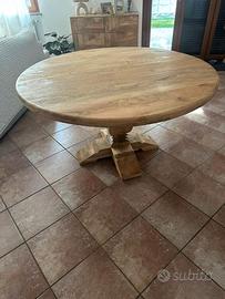 Tavolo tondo legno mango diam. 120 cm marca SKLUM