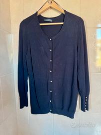 Cardigan donna Zara col.Blu tg XL