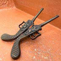 Calzascarpe Vintage Originale In Metallo