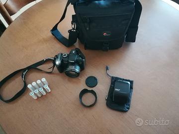 Canon PoverShot SX10iS + SpeedLite 270EX + Borsa