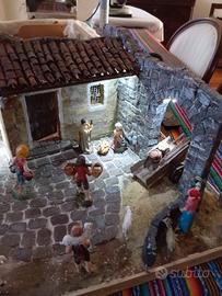 presepe con luci 