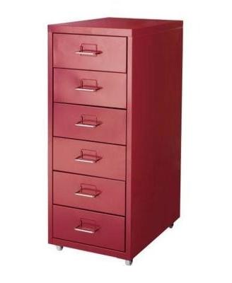 cassettiera rossa helmer ikea