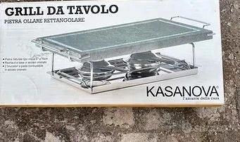 grill da tavolo Kasanova con pietra ollare
