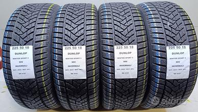 4 GOMME 225 50 18 DUNLOP INV RIF4127