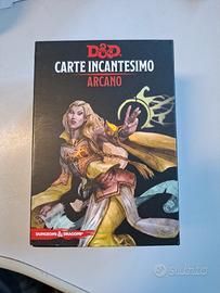 Carte incantesimo Arcano dnd 5e ITA d&d dungeon 