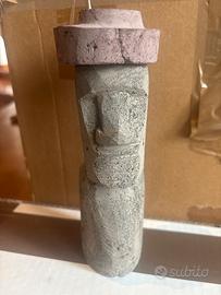 Statuetta Moai originale dell’Isola di Pasqua