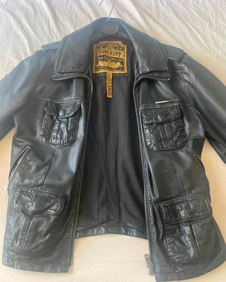 Giacca in pelle Superdry L