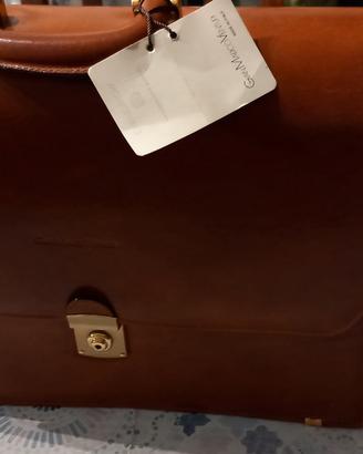 Borsa da ufficio in pelle Gian Marco Venturi 